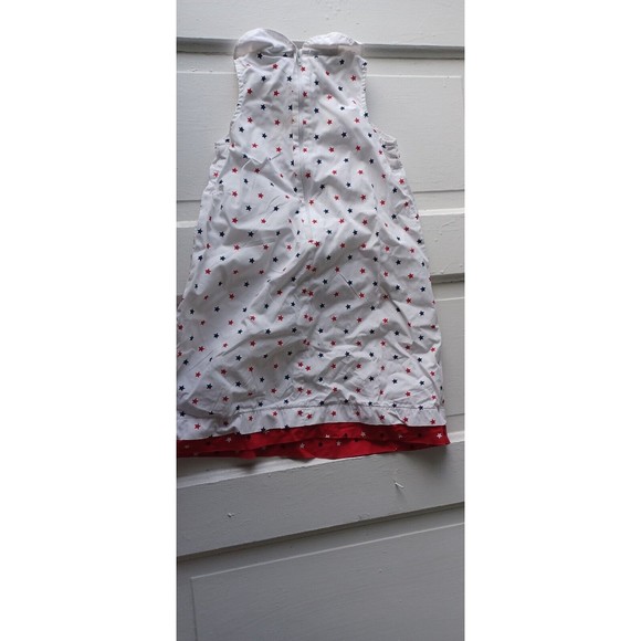 Baby Crew USA Child's  Dress Size 4T Red White Blue July 4th - Picture 6 of 7